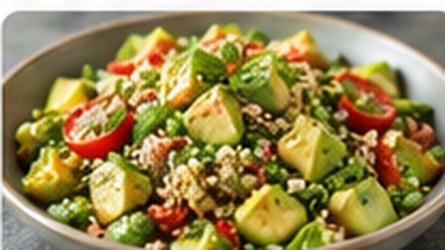 Kinoalı Avokado Salatası